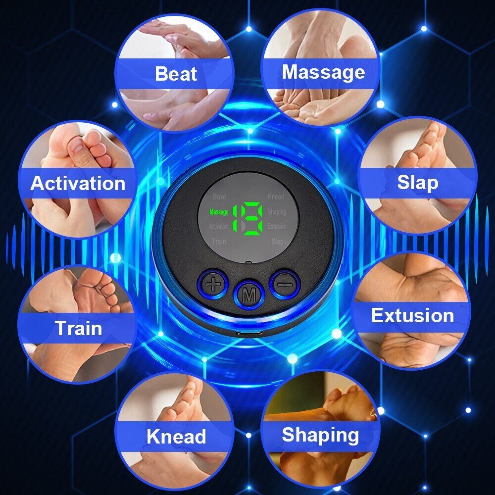 Portable Electric USB Foot Massager - Deep Kneading Muscle Pain Relief, Leg Reshaping Tool with Rechargeable Modes