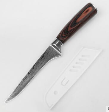 Precision Crafted 6-piece and 8-piece Stainless Steel Kitchen Knife Sets