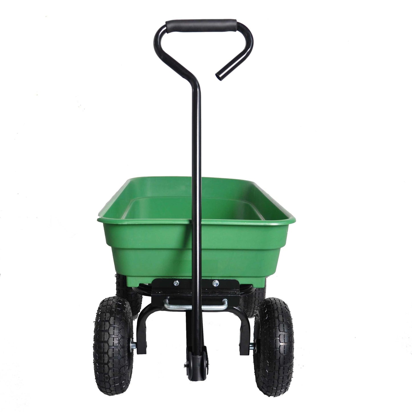 folding wagon Cart with Steel Frame and 10-in. Pneumatic Tires; 300-Pound Capacity