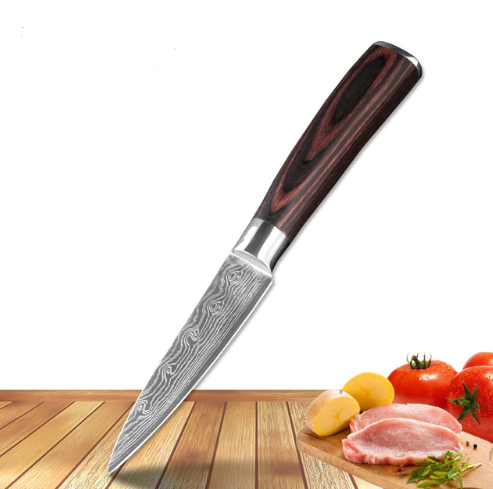 Precision Crafted 6-piece and 8-piece Stainless Steel Kitchen Knife Sets