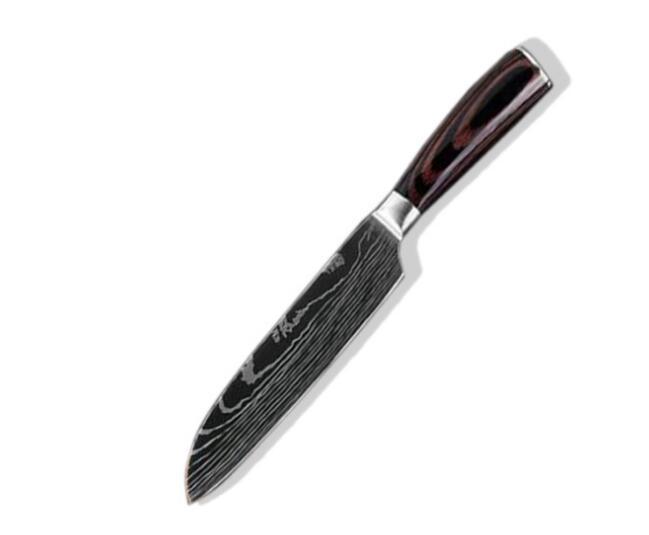 Precision Crafted 6-piece and 8-piece Stainless Steel Kitchen Knife Sets