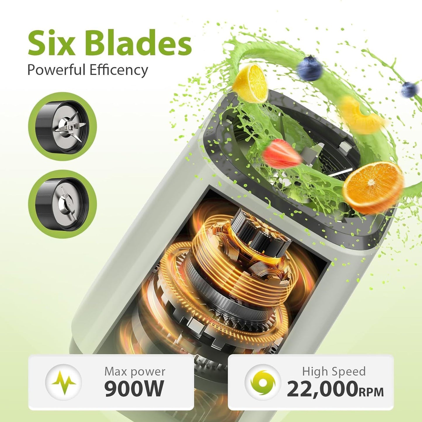 850W High-Speed Countertop Blender for Versatile Blending