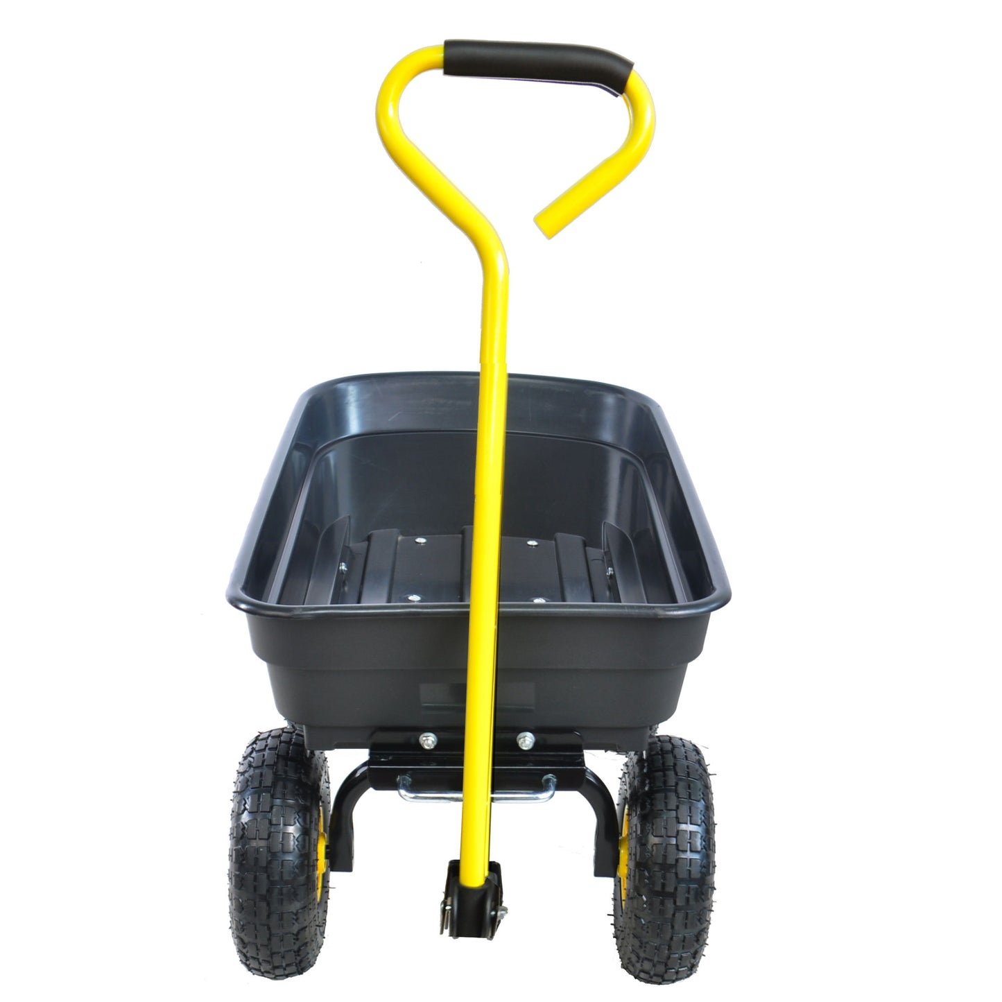 folding wagon Cart with Steel Frame and 10-in. Pneumatic Tires; 300-Pound Capacity