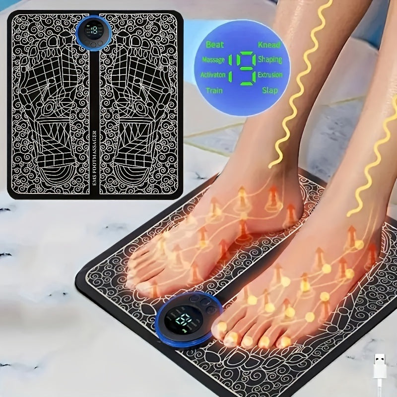 Portable Electric USB Foot Massager - Deep Kneading Muscle Pain Relief, Leg Reshaping Tool with Rechargeable Modes