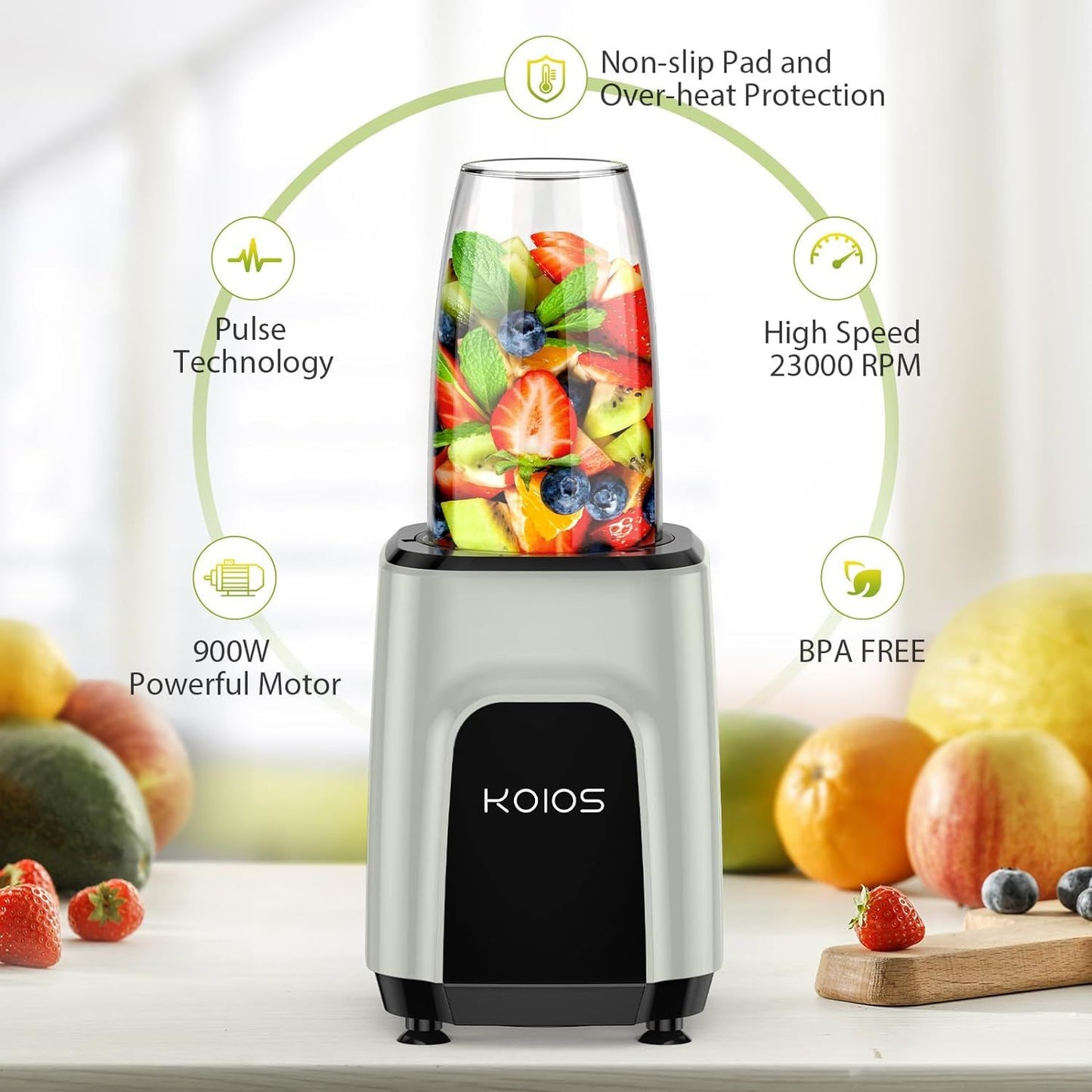 850W High-Speed Countertop Blender for Versatile Blending