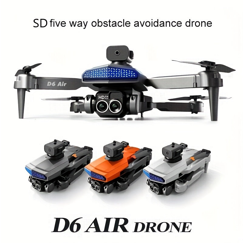 Experience the Ultimate Flying Adventure with Our New D6 Air Drone - Featuring HD Dual ESC Camera, Optical Flow Localization, and Intelligent Obstacle Avoidance