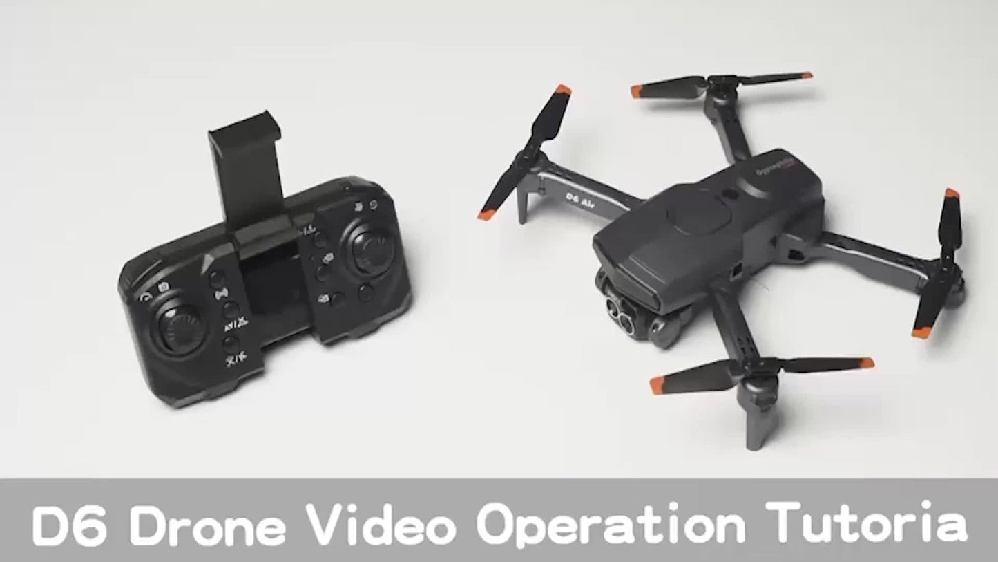 Experience the Ultimate Flying Adventure with Our New D6 Air Drone - Featuring HD Dual ESC Camera, Optical Flow Localization, and Intelligent Obstacle Avoidance