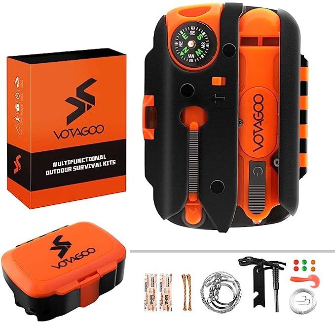13-in-1 Professional Emergency Survival Gear Kit - Perfect EDC Tool for Outdoor Enthusiasts