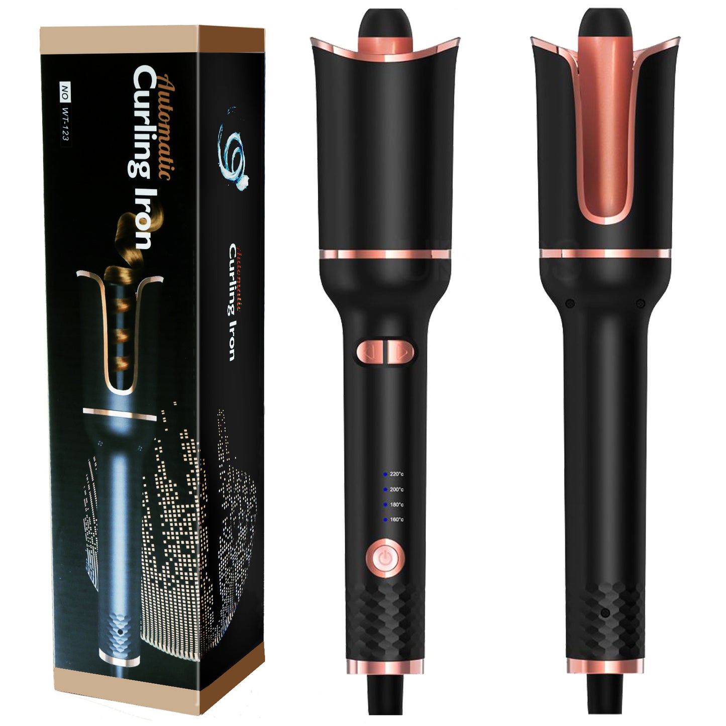 Automatic Hair Curler Ceramic Curling Irons Wand Rotating Curling Wand Electric Hair Waver Styling Tools Auto Hair Crimper