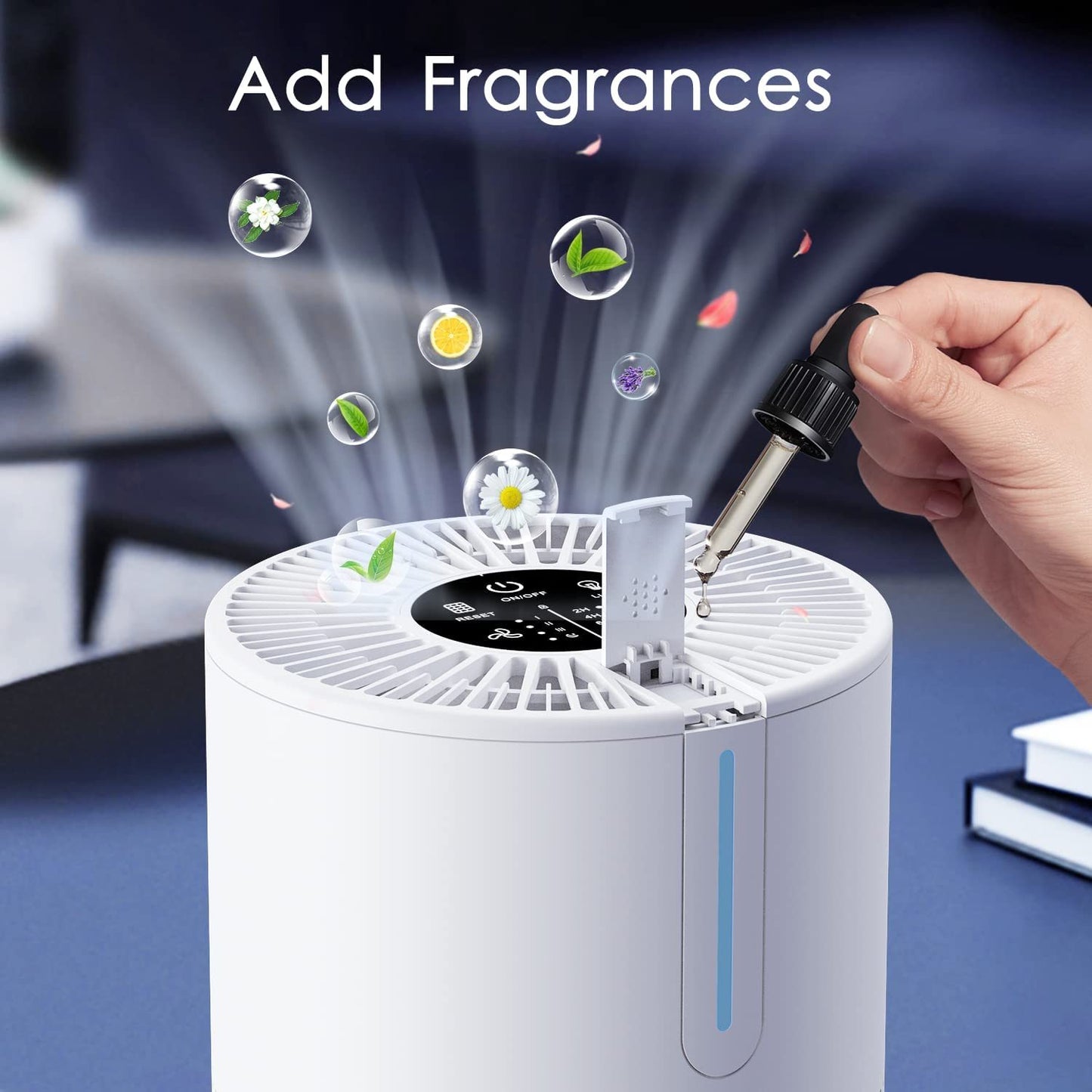 Compact High-Efficiency Air Purifier for Home and Travel with USB Charging