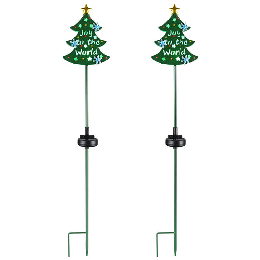 Christmas Tree Pathway Solar Lights