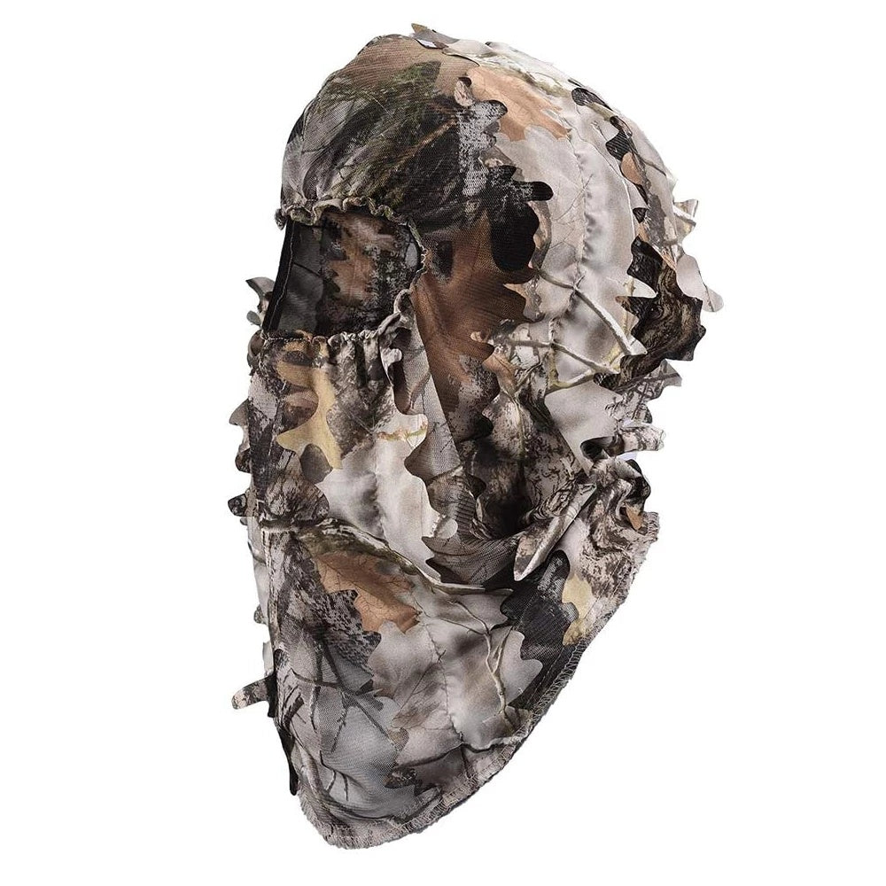 3D Leafy Ghillie Camouflage Face Mask: Ultimate Headwear for Outdoor Hunting and Tactical Activities