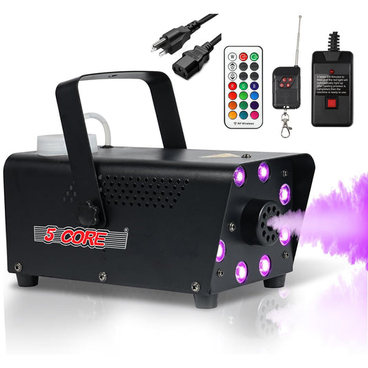 Fog Machine Smoke Halloween Colorful Party: LD-1234 Lights with 13 Colors Effect Outdoor- with Wireless and Wired Remote Control