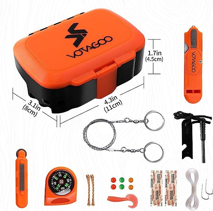 13-in-1 Professional Emergency Survival Gear Kit - Perfect EDC Tool for Outdoor Enthusiasts