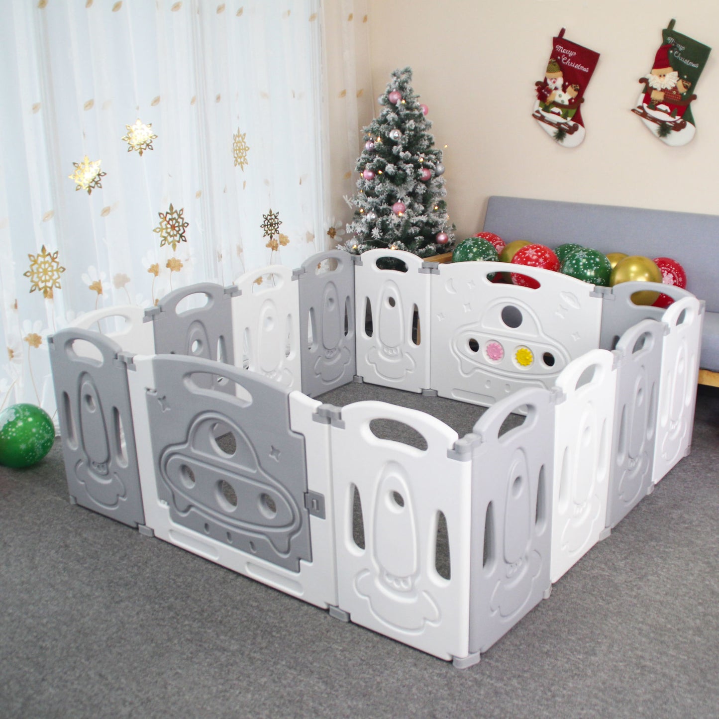 Foldable Baby playpen Baby Folding Play Pen Kids Activity Center Safety Play Yard Home Indoor Outdoor New Pen