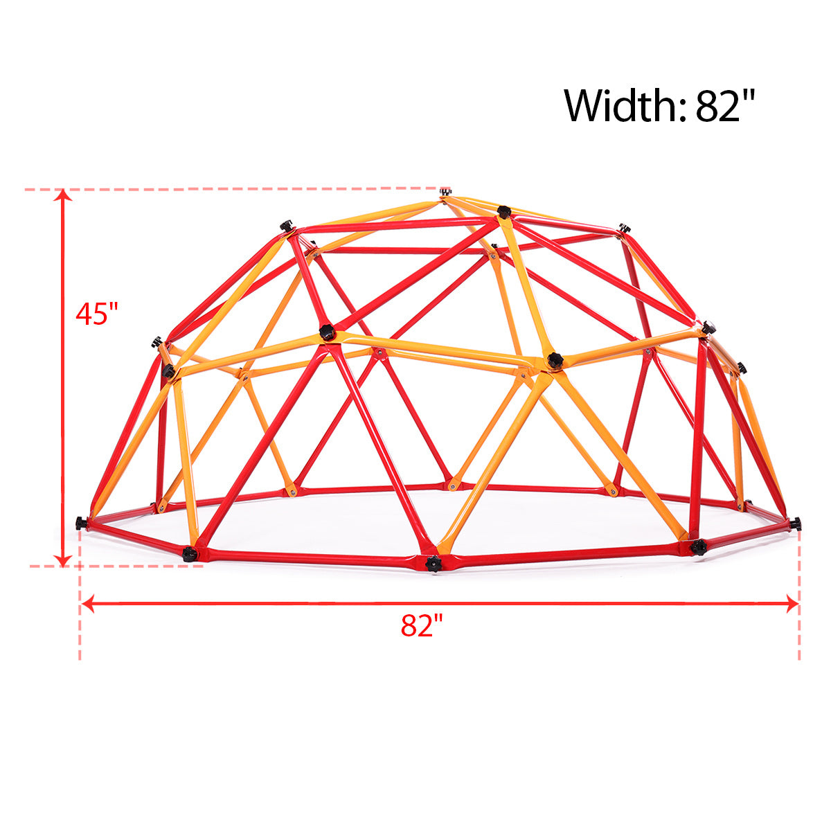 Children Dome Climber Playground Kids Swing Set Climbing Frame Backyard Gym Develop Confidence for Fun Indoor Outdoor XH