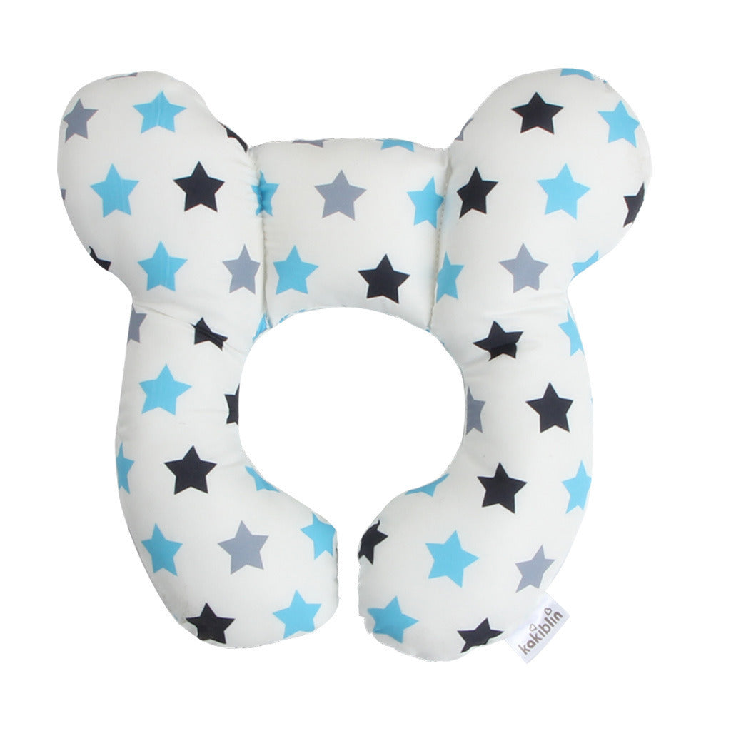 Infant Pillow Baby Bed U-Shaped Safety Seat Neck Guard Fixed Stereotyped Stroller Pillow