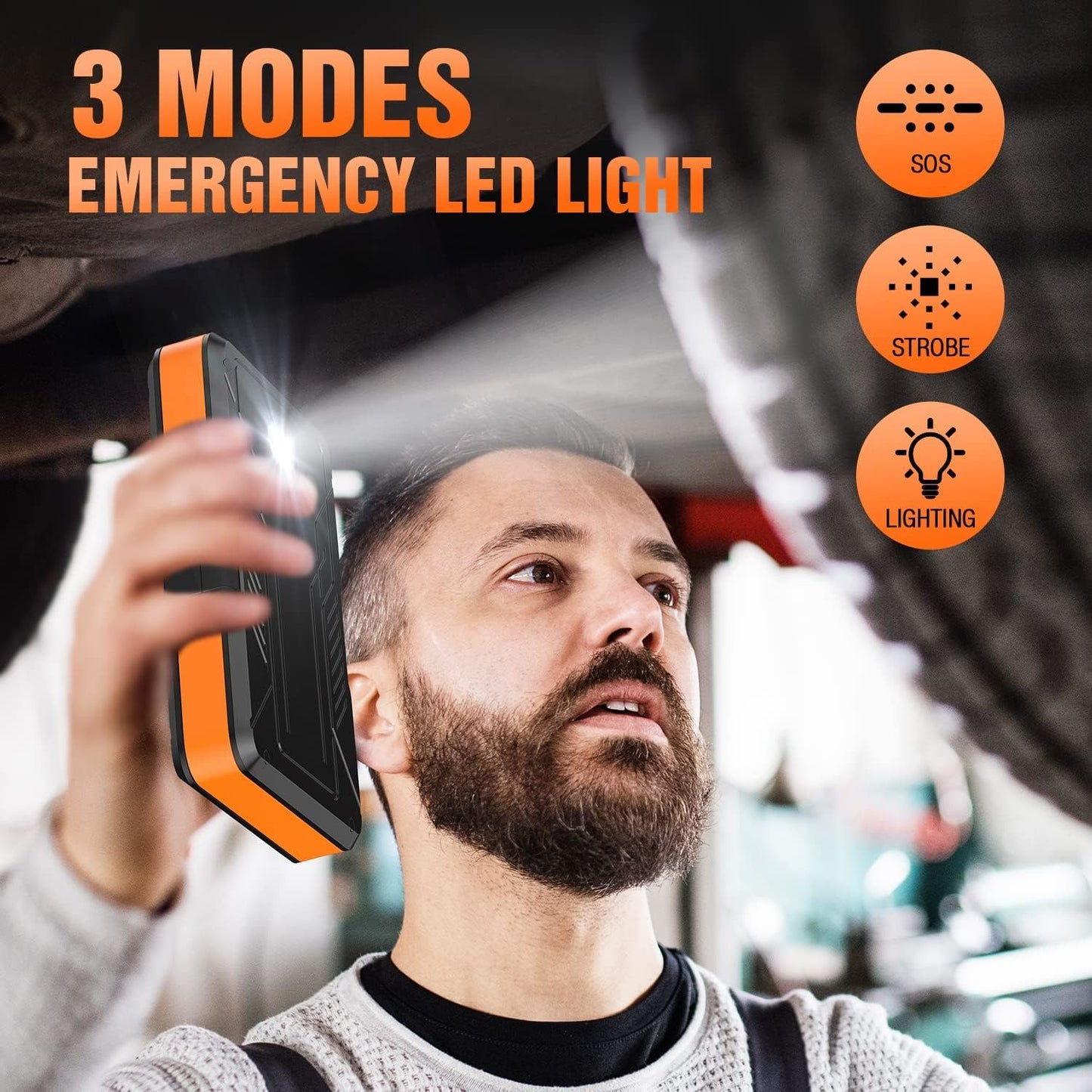 High-Efficiency Portable Jump Starter for Cars and Light Vehicles