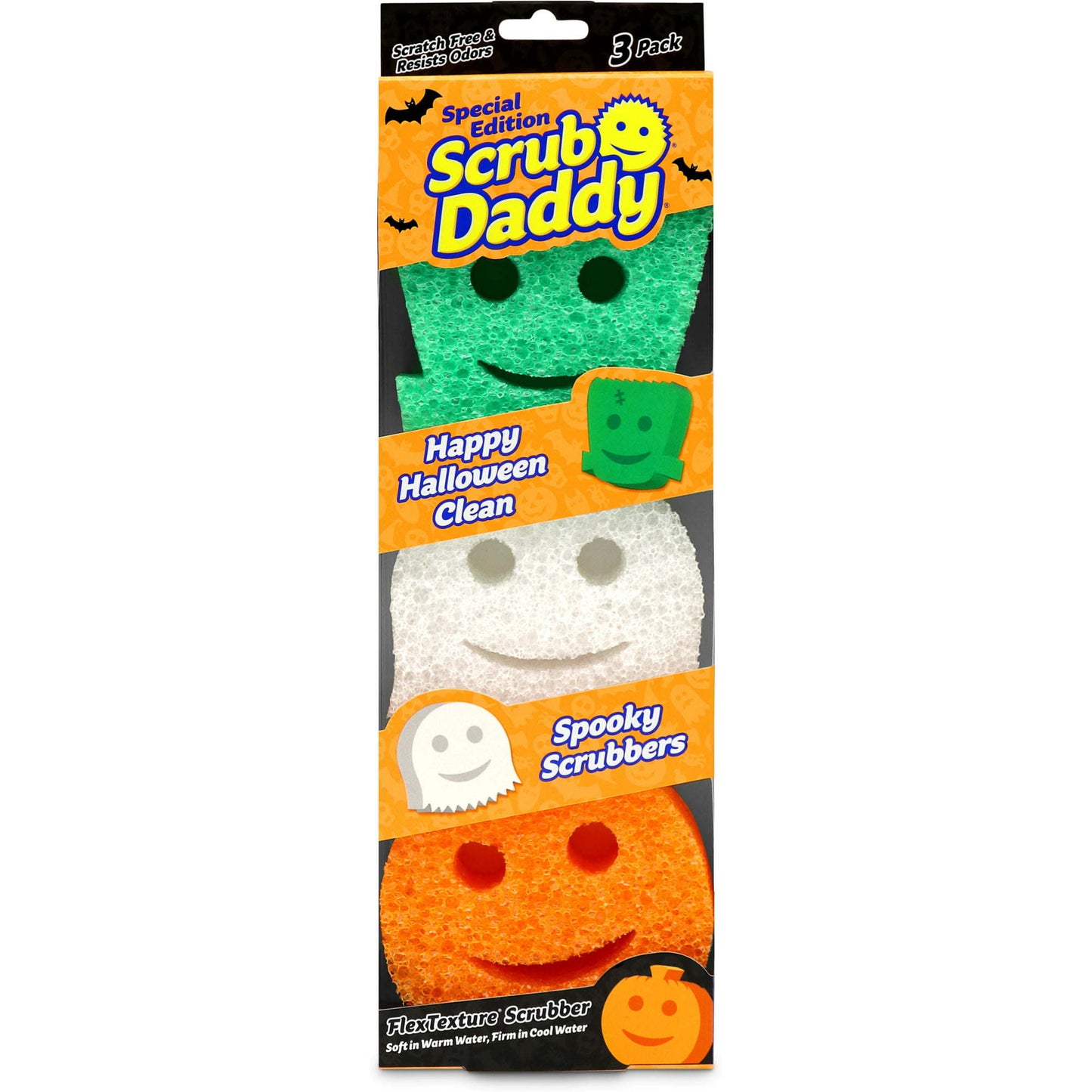 Scrub Sponge Halloween Edition Sponges, 3 Count