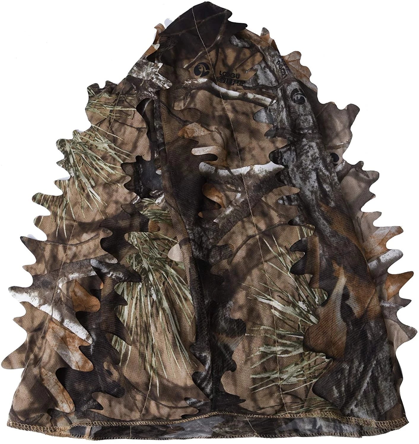 3D Leafy Ghillie Camouflage Face Mask: Ultimate Headwear for Outdoor Hunting and Tactical Activities