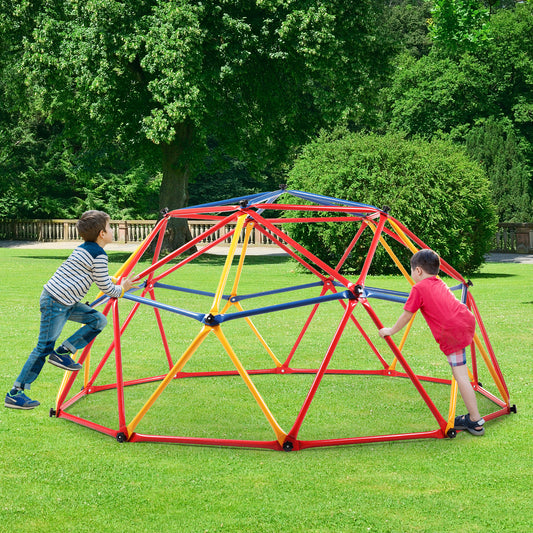 Children Dome Climber Playground Kids Swing Set Climbing Frame Backyard Gym Develop Confidence for Fun Indoor Outdoor XH