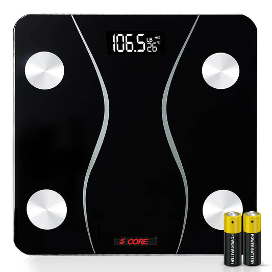 Accurate and Convenient Bathroom Scale: Step-On Technology, 400 lbs Capacity, Large Display, and Batteries Included